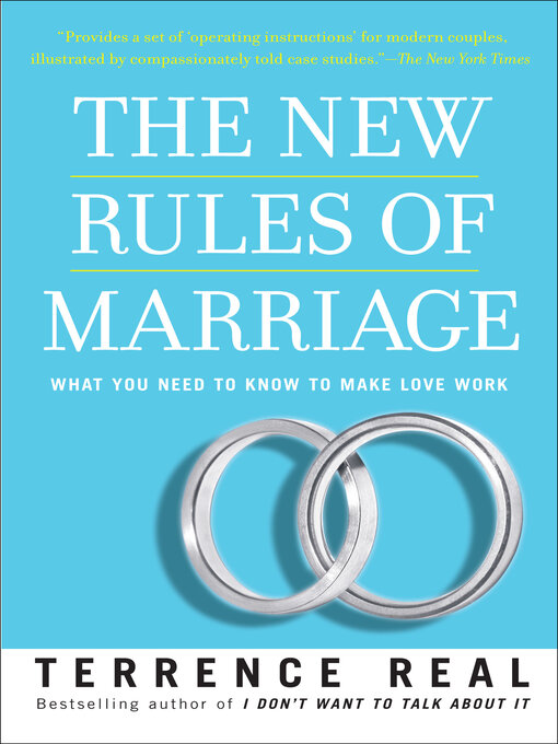 Title details for The New Rules of Marriage by Terrence Real - Wait list